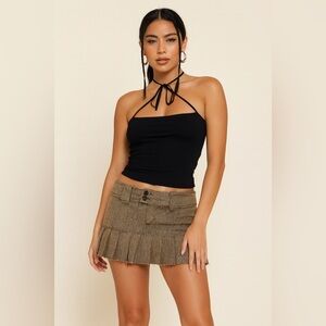 Y2K Abercrombie Wool Pleated Skirt